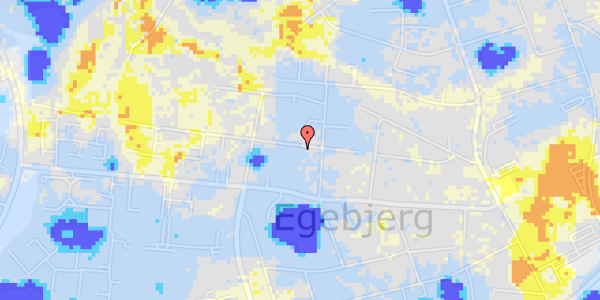 Ekstrem regn på Tranemosevej 70