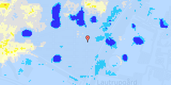 Ekstrem regn på Aage Berntsens Alle 12