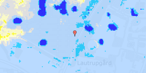 Ekstrem regn på Aage Berntsens Alle 53