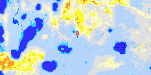 Ekstrem regn på Egebjerg Bygade 5