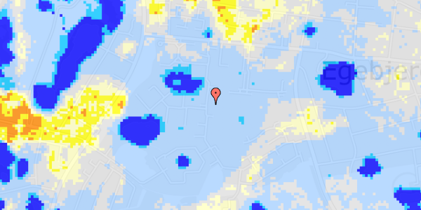 Ekstrem regn på Egebjerg Bygade 79