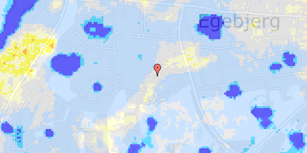 Ekstrem regn på Egebjerg Bygade 231, 1. a