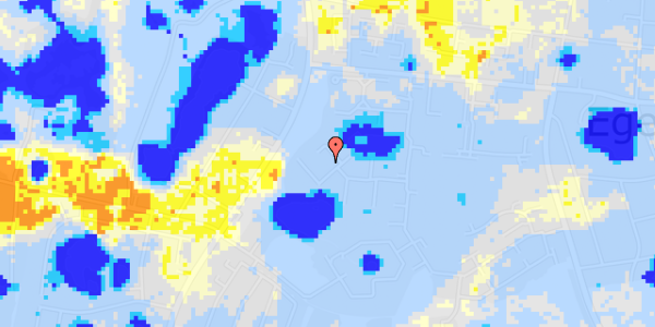 Ekstrem regn på Egebjergtoften 152