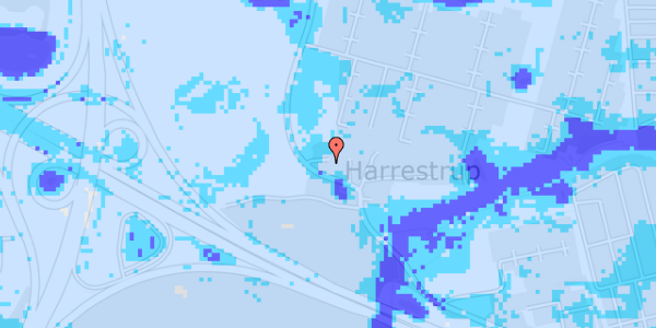 Ekstrem regn på Harrestrupvej 159