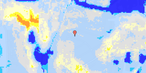 Ekstrem regn på Bakkesvinget 32