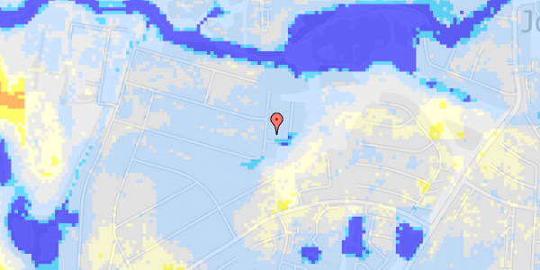 Ekstrem regn på Bakketoften 55