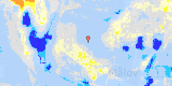 Ekstrem regn på Hellevangen 16