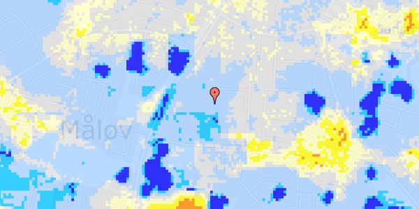 Ekstrem regn på Knastebakken 129