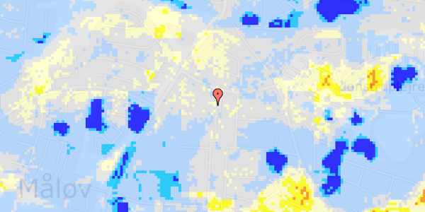 Ekstrem regn på Knastebakken 277