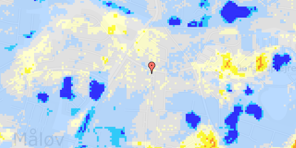 Ekstrem regn på Knastebakken 303