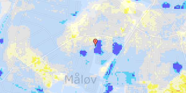 Ekstrem regn på Marklodden 50