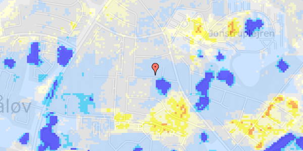 Ekstrem regn på Mellemvej 9