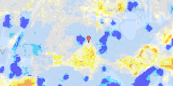 Ekstrem regn på Mellemvej 18