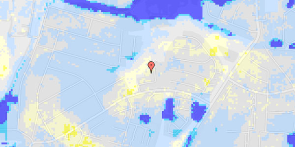 Ekstrem regn på Møllestykket 17