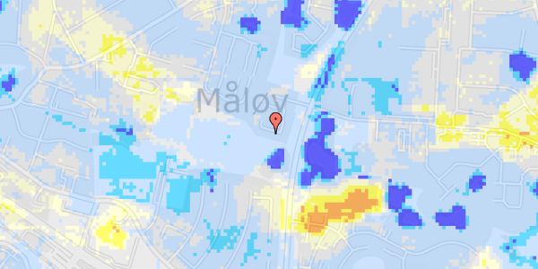 Ekstrem regn på Parklodden 21