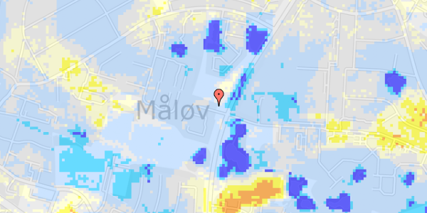 Ekstrem regn på Parklodden 67