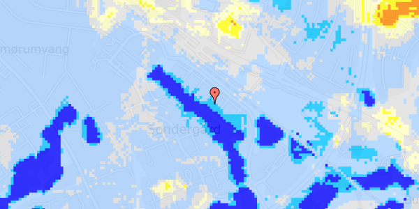 Ekstrem regn på Søndergårds Allé 27, 4. 