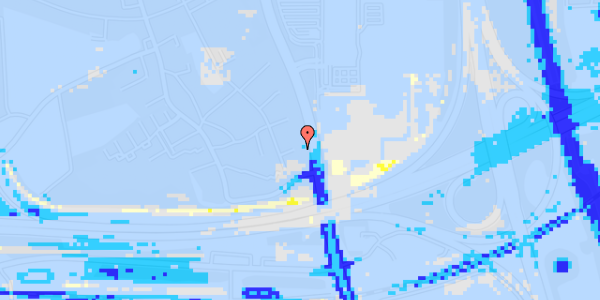 Ekstrem regn på Sandbjerggårdsvej 73