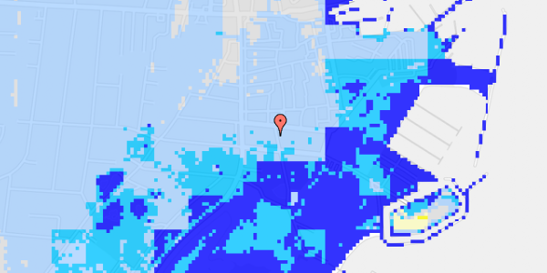 Ekstrem regn på Batterivej 1