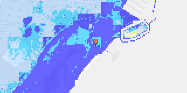 Ekstrem regn på Batterivej 15