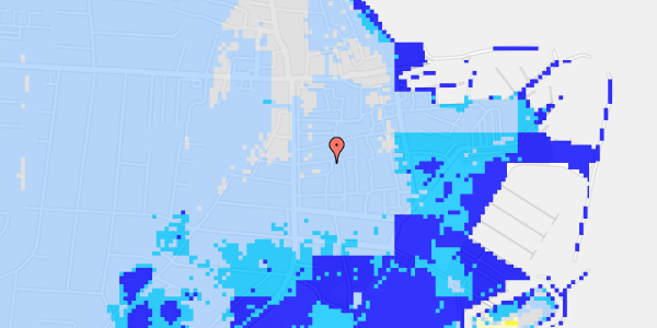 Ekstrem regn på Dr. Dichs Plads 1A