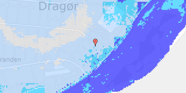 Ekstrem regn på Engvej 86, 1. th