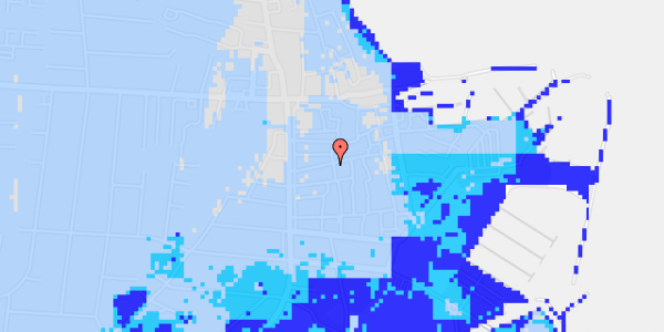 Ekstrem regn på Jens Eyberts Plads 1