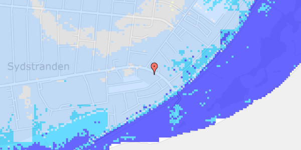 Ekstrem regn på Krudttårnsvej 17, st. th