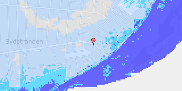 Ekstrem regn på Krudttårnsvej 19, 2. th