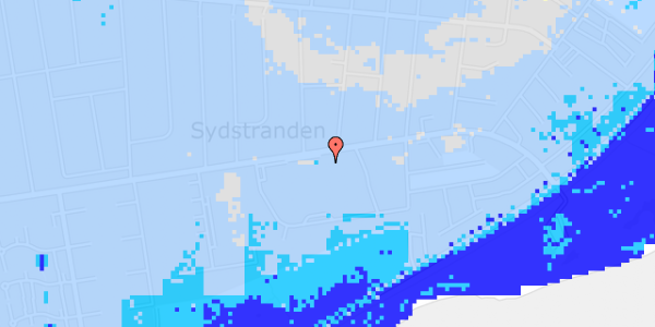 Ekstrem regn på Krudttårnsvej 131, 2. th