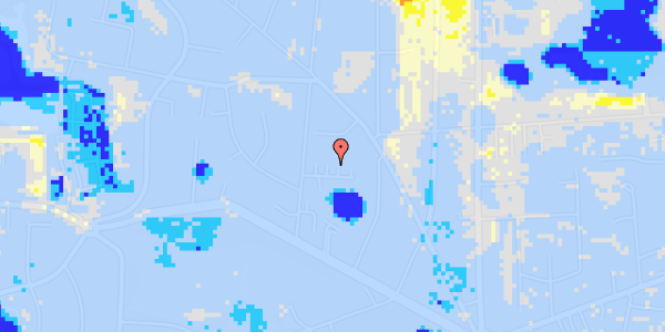 Ekstrem regn på Bernstorfflund Alle 16A