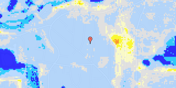 Ekstrem regn på Bernstorfflund Alle 41