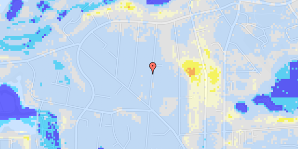 Ekstrem regn på Bernstorfflund Alle 43