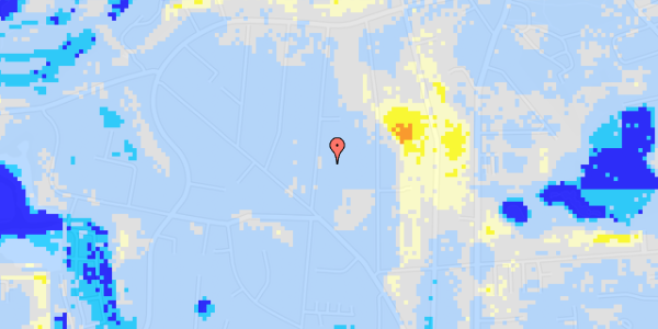 Ekstrem regn på Bernstorfflund Alle 52