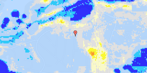 Ekstrem regn på Bernstorfflund Alle 65