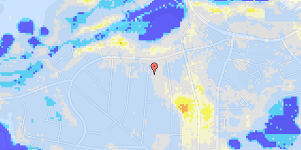 Ekstrem regn på Bernstorfflund Alle 80