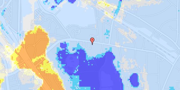 Ekstrem regn på Brogårdsvej 71, 1. th