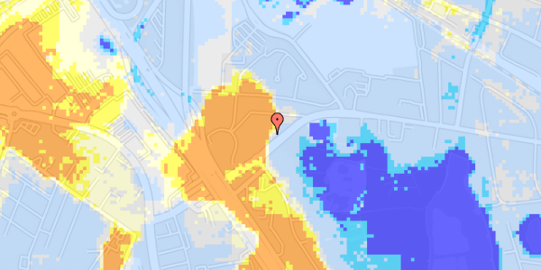 Ekstrem regn på Brogårdsvej 72