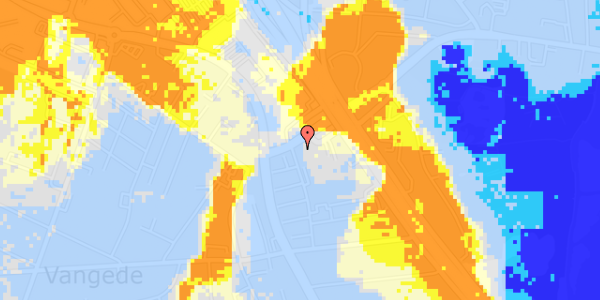 Ekstrem regn på Brogårdsvej 133, st. th