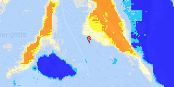 Ekstrem regn på Byledet 22