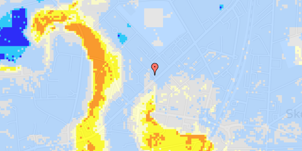 Ekstrem regn på Herthavej 1B, st. th