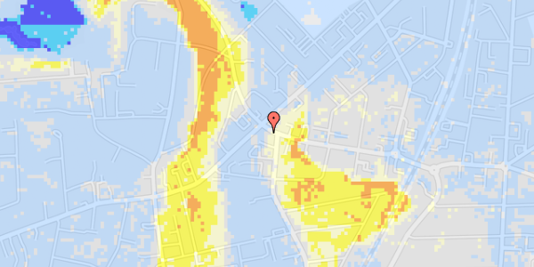 Ekstrem regn på Hyldegårdsvej 4, 1. th