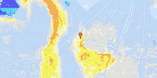 Ekstrem regn på Hyldegårdsvej 9, 1. th