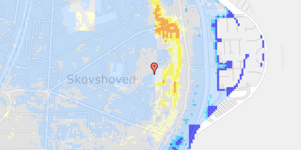 Ekstrem regn på Korsgårdsvej 5