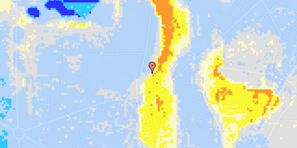 Ekstrem regn på Ordrupdalvej 6A