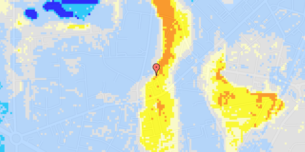 Ekstrem regn på Ordrupdalvej 8A