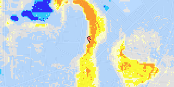 Ekstrem regn på Ordrupdalvej 9