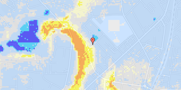 Ekstrem regn på Ordrupdalvej 33