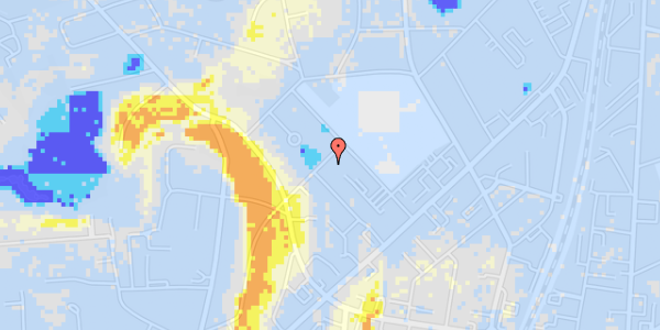 Ekstrem regn på Ordrupdalvej 46