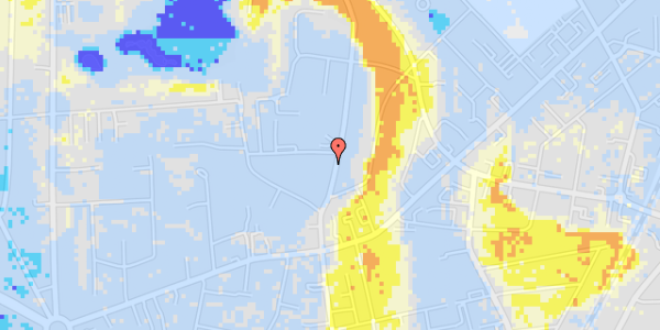 Ekstrem regn på Ordruphøjvej 19